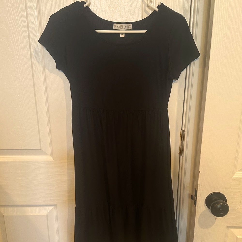 Black flowy dress